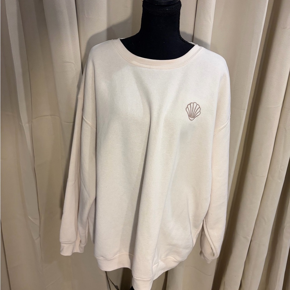 Ocean Drive Cream Sweatshirt